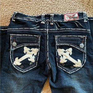 Ladies Laguna Beach dark denim straight jean